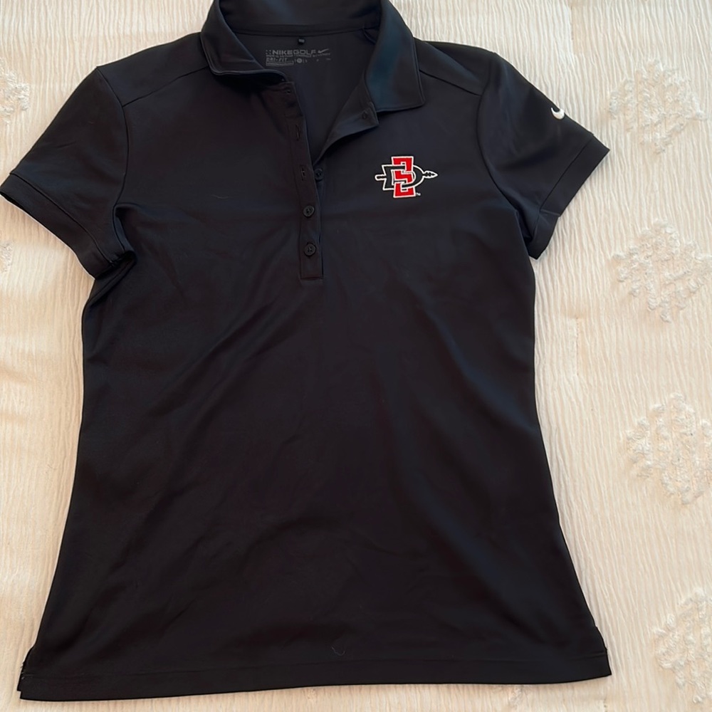 SDSU, San Diego State University Nike dry fit women’s golf polo